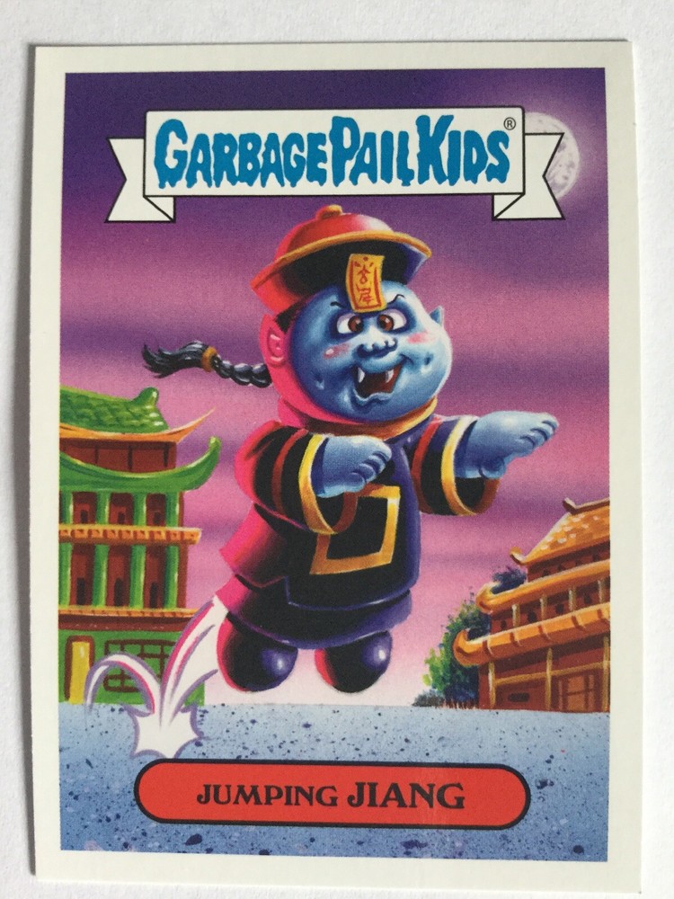 Pegatina Garbage Pail Kids Revenge Of Oh The Horror-Ible 11a Jumping Jiang Cult