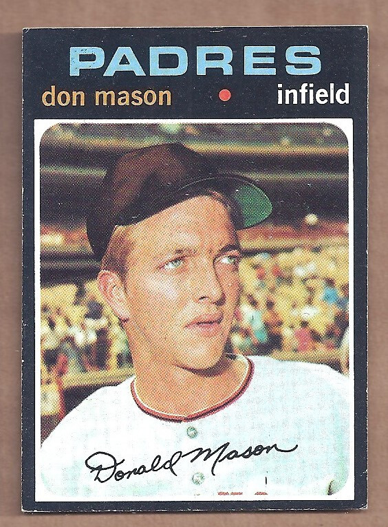 1971 Topps SEMI-HIGH #548 DON MASON EX-NMT CONDITION
