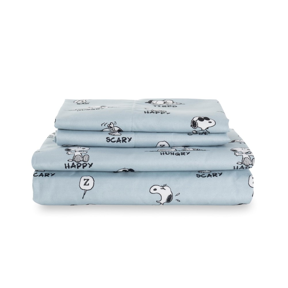 Snoopy Kids Queen Sheet Set - 4-Piece Peanuts® Character Bedding