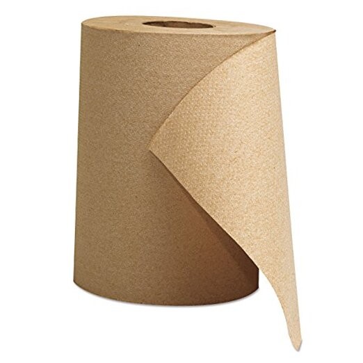 1804 Hardwound Roll Towels 1-Ply 8-Inch x 300 ft 12 12 Count (Pack of 1) Brown