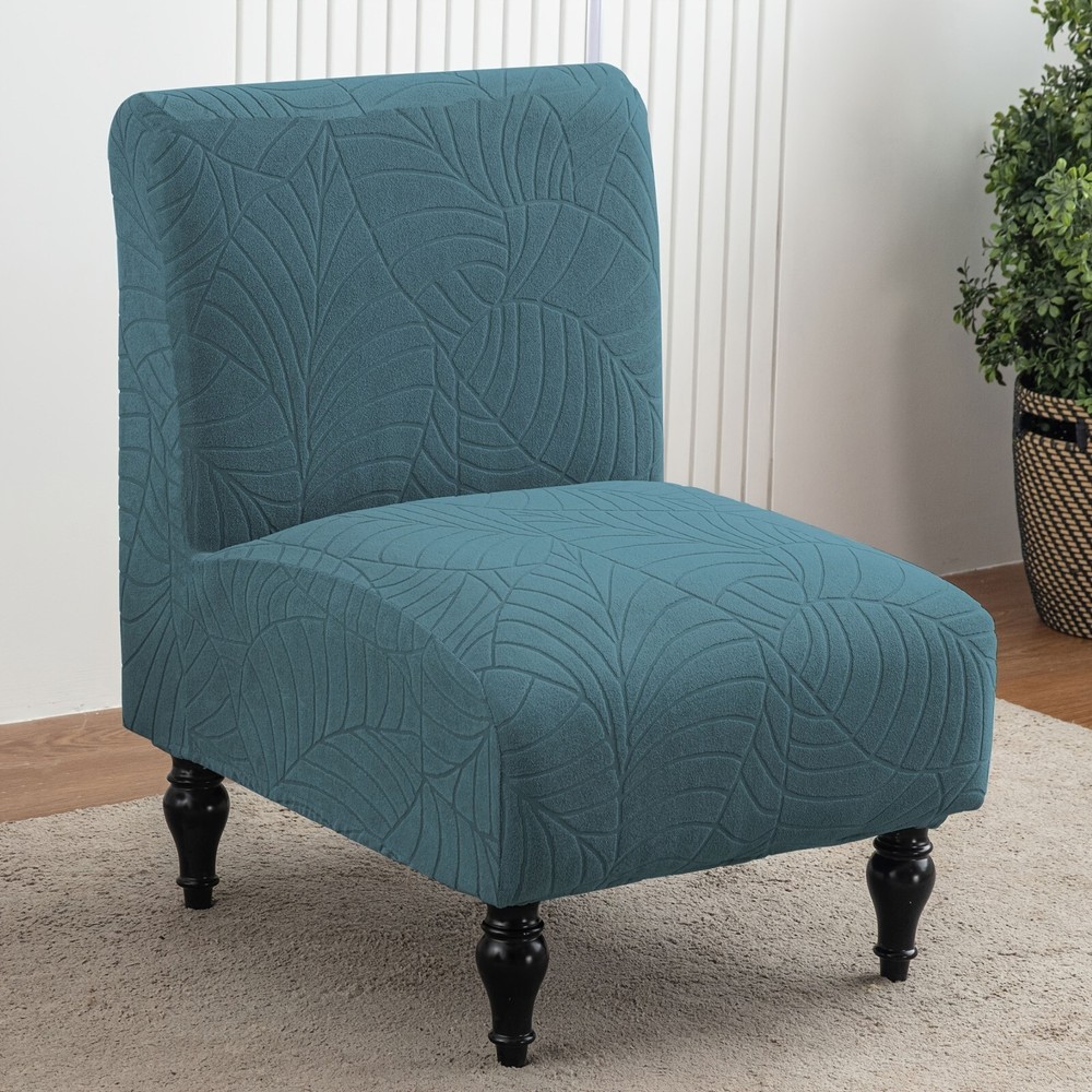 Waterproof leaf texture jacquard stretch no armchair cover, home decor