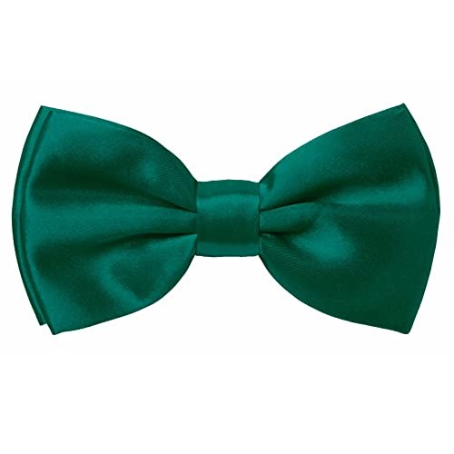 Adjustable Pre-Tied Green Bow Tie for Men - Perfect for Parties