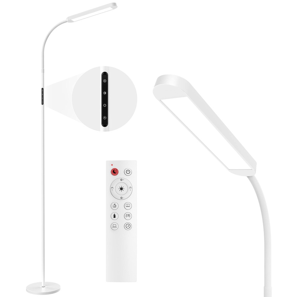 LED Floor Lamp Remote Control 5 Colors 5 Brightness Stepless Adjustable Light