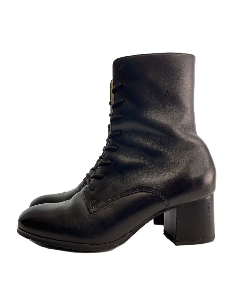 Ashinaga Uncle Lace-Up Boots/Side Zip/24Cm/Blk 535