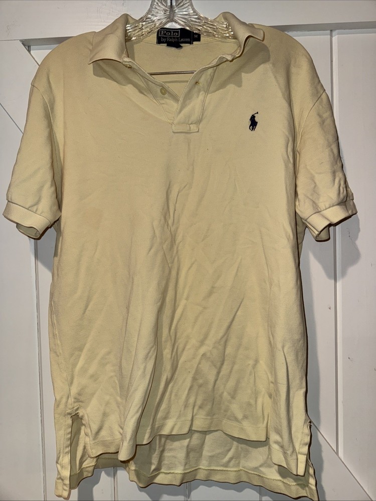 Polo Ralph Lauren Yellow Men’s Polo Shirt Medium