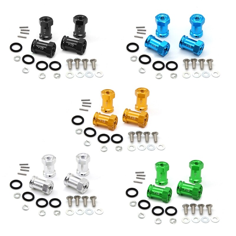 Wheel Spacers Aluminum Alloy Hub Wheel for 1:16 Crawler Car Parts