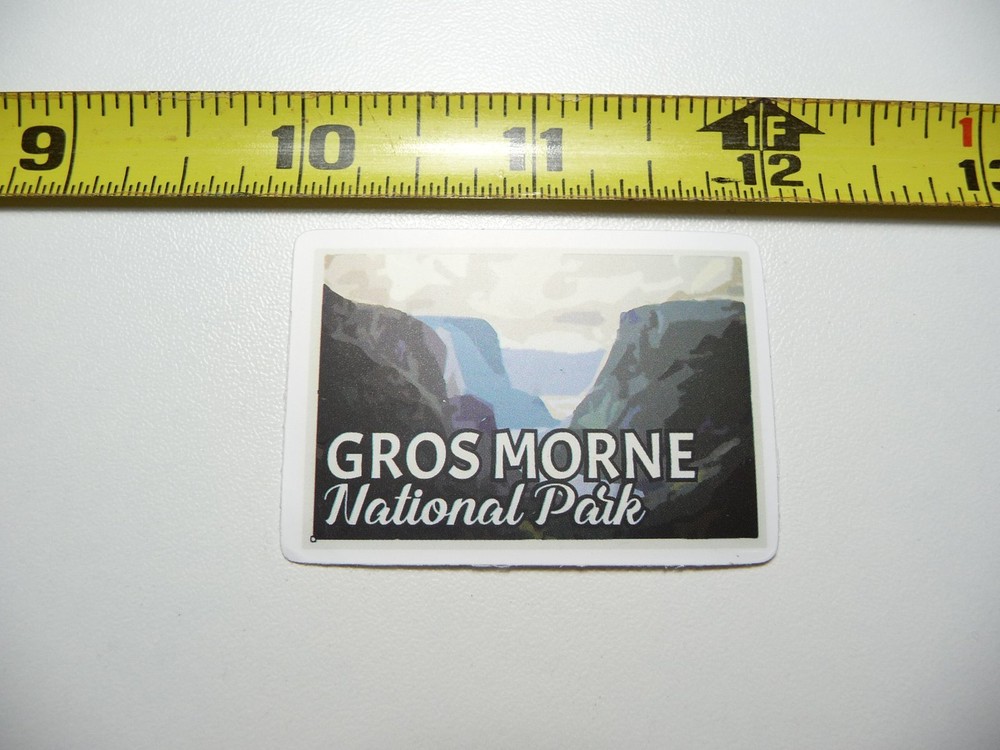 GROS MORNE NATIONAL PARK CANADA DECAL STICKER HIKING CAMPING NATURE OUTDOOR