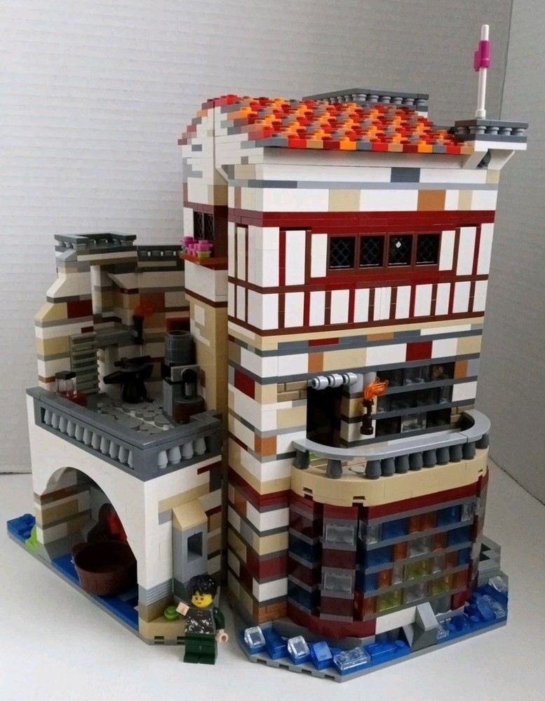 Lego Medieval Castle Hinged Decorated Throughout with  Accessories