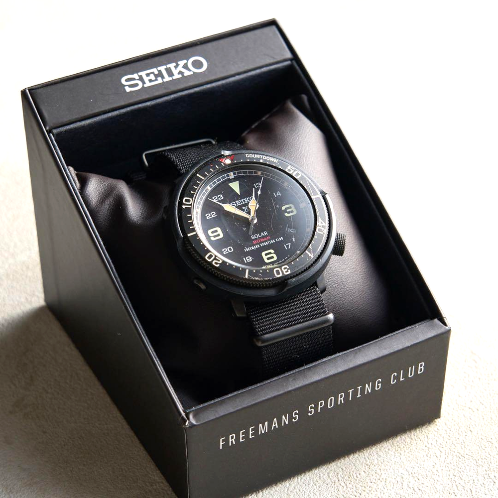Seiko Solar Men's Black Watch - SBDJ025