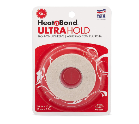 Iron On Adhesive Heat N Bond Hem No Sew Hemming Tape For Light Fabric 7/8