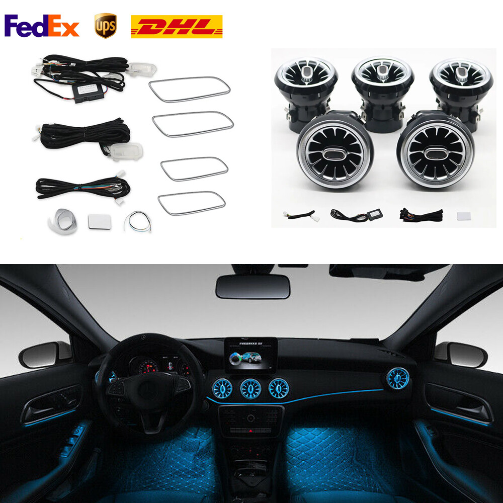 Upgrade Your Mercedes W117 CLA with Premium LED Air Vent Ambient Light Kit