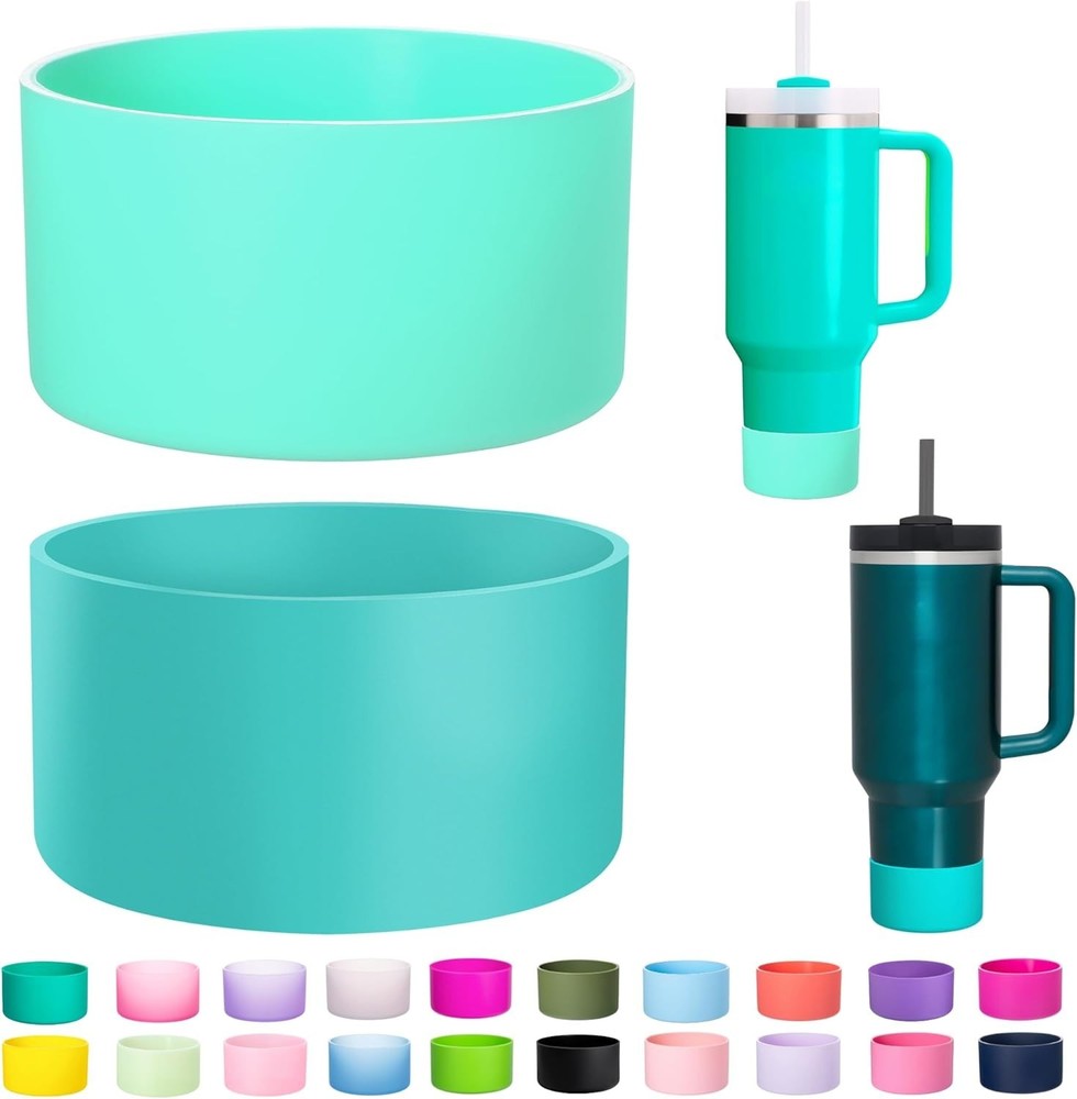 2-Pack Silicone Boot for Stanley 30oz & 40oz Quencher Tumbler IceFlow Adventure