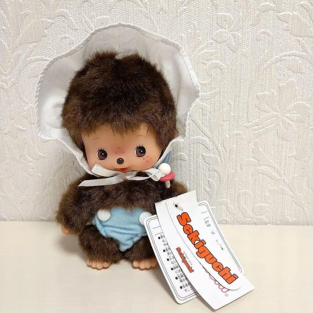 Sekiguchi Monchhichi Bebichhichi Boy Plush Doll S Size Stuffed Toy Japan