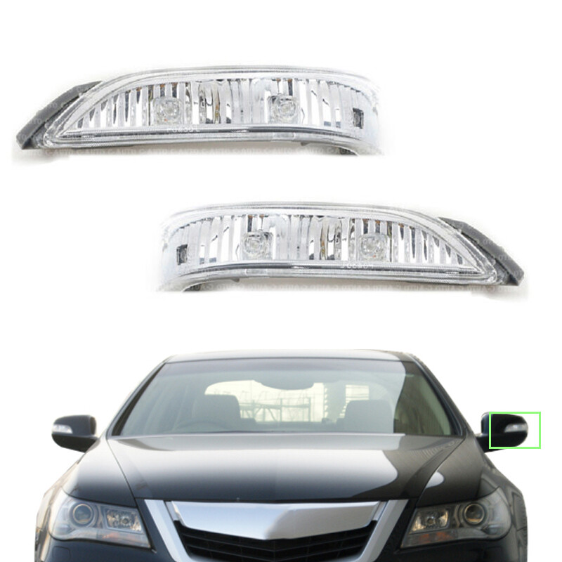 LED Rearview Mirror Lamp Signal Light Pair For Honda Accord 08-13 ACURA RL 07-10