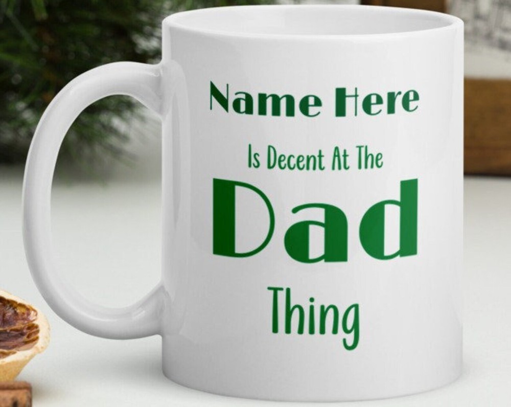 Funny Fathers Day Mug Personalized 