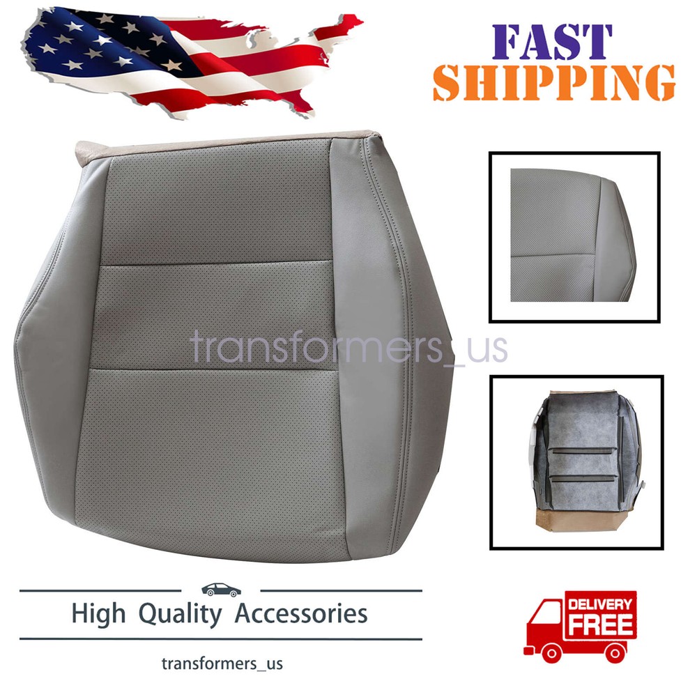 Acura RDX 2007-2012 Gray Leather Driver Side Bottom Seat Cover  