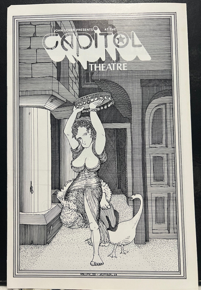 Phoebe Snow Kenny Loggins Santana 1978 Capitol Theatre NJ Concert Program