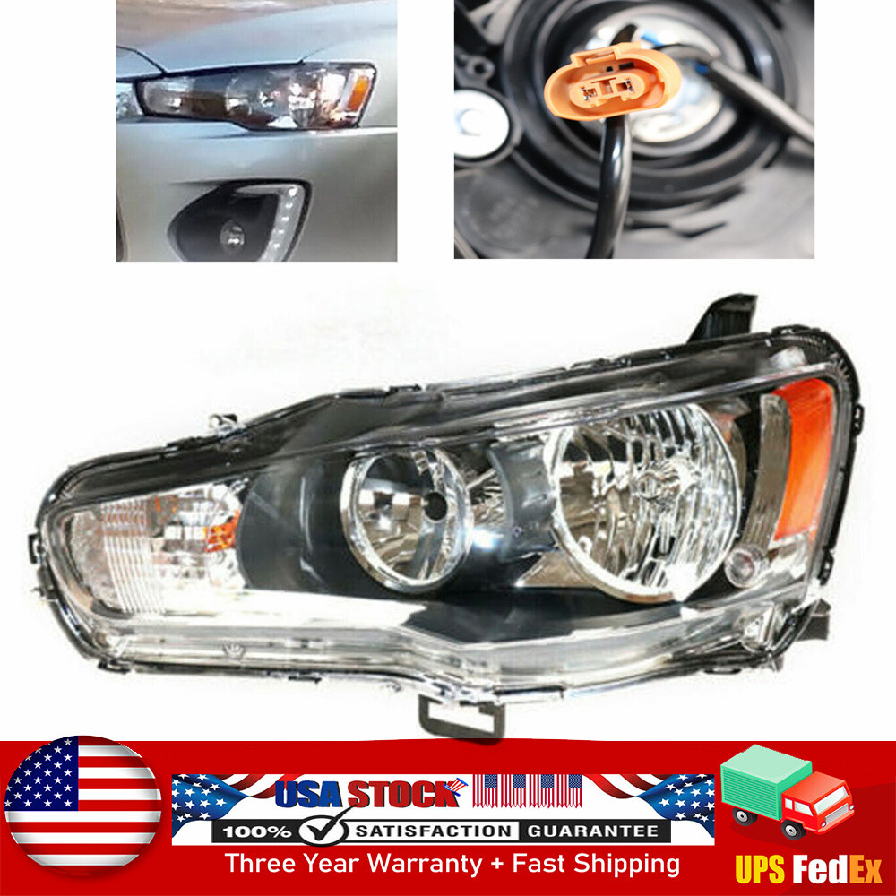 For Mitsubishi Lancer Evo 2008-2017 Headlamp Headlight Assembly Left Driver Side