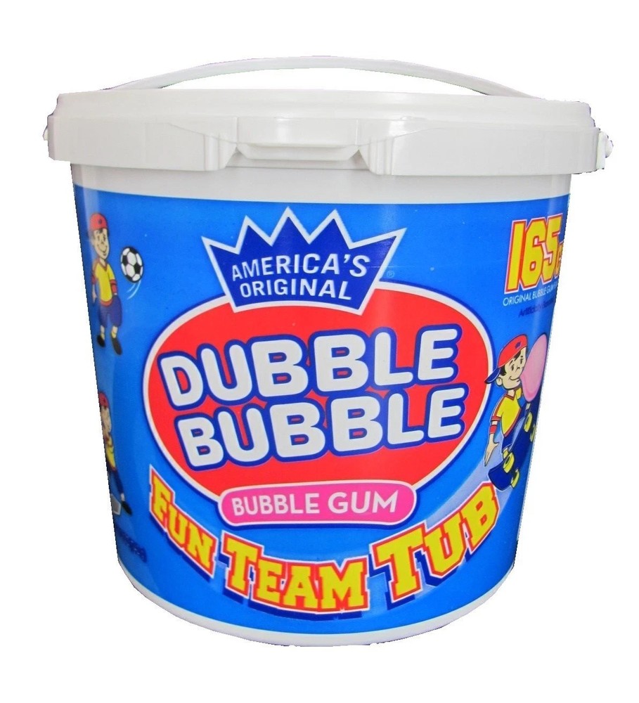 Dubble Bubble 165 Count Tub Bubble Gum