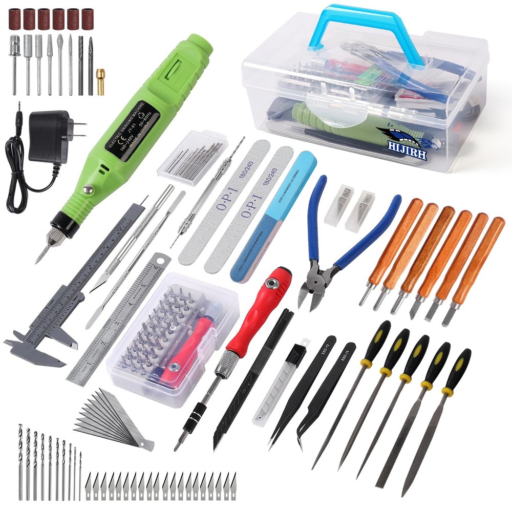 108 Pcs Pro Grade for Model Tool Kits,Hobby Tool Sets,lncluding Electric Poli...