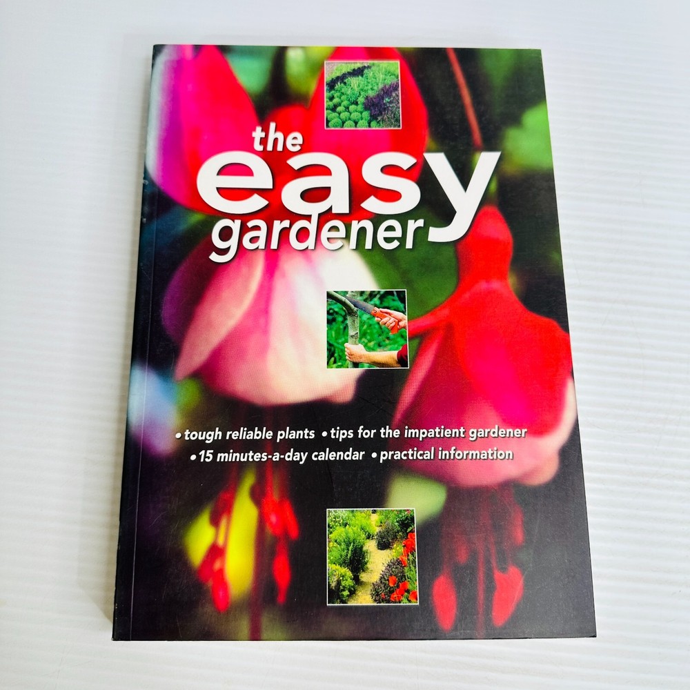 Easy Gardener Paperback Book with Gardening Tips for Plants and Flowers