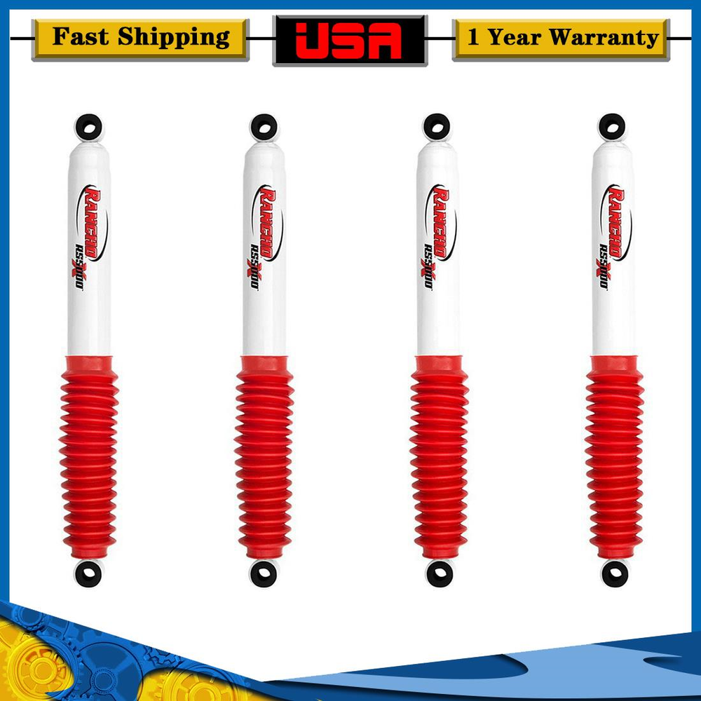 Rancho Front & Rear RS5000X Gas Shock Absorbers for Trailduster FJ40 Landcruiser