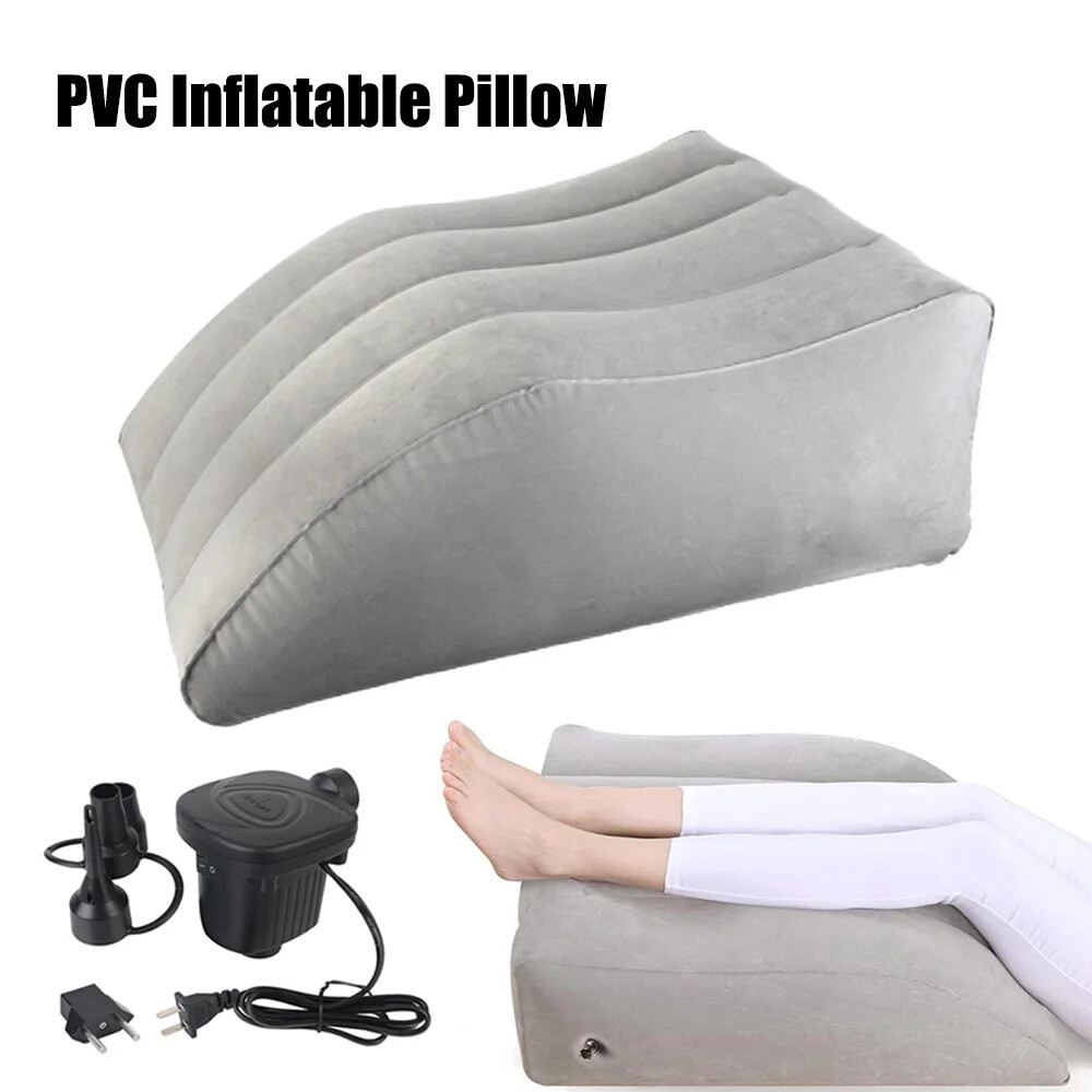 Inflatable Foot Pillow Elevation Leg Pillow Travel Camping Sleeping Wedge Pillow