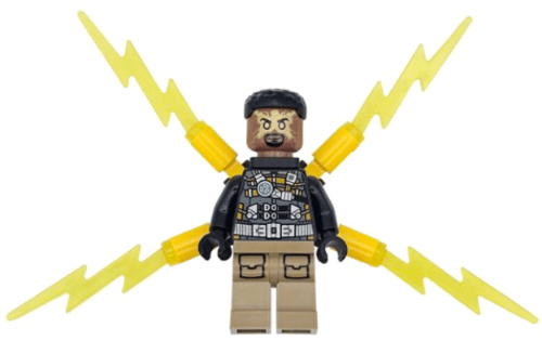 New 2024 LEGO Marvel Electro Minifigure from Spider-Man vs Sandman 76280