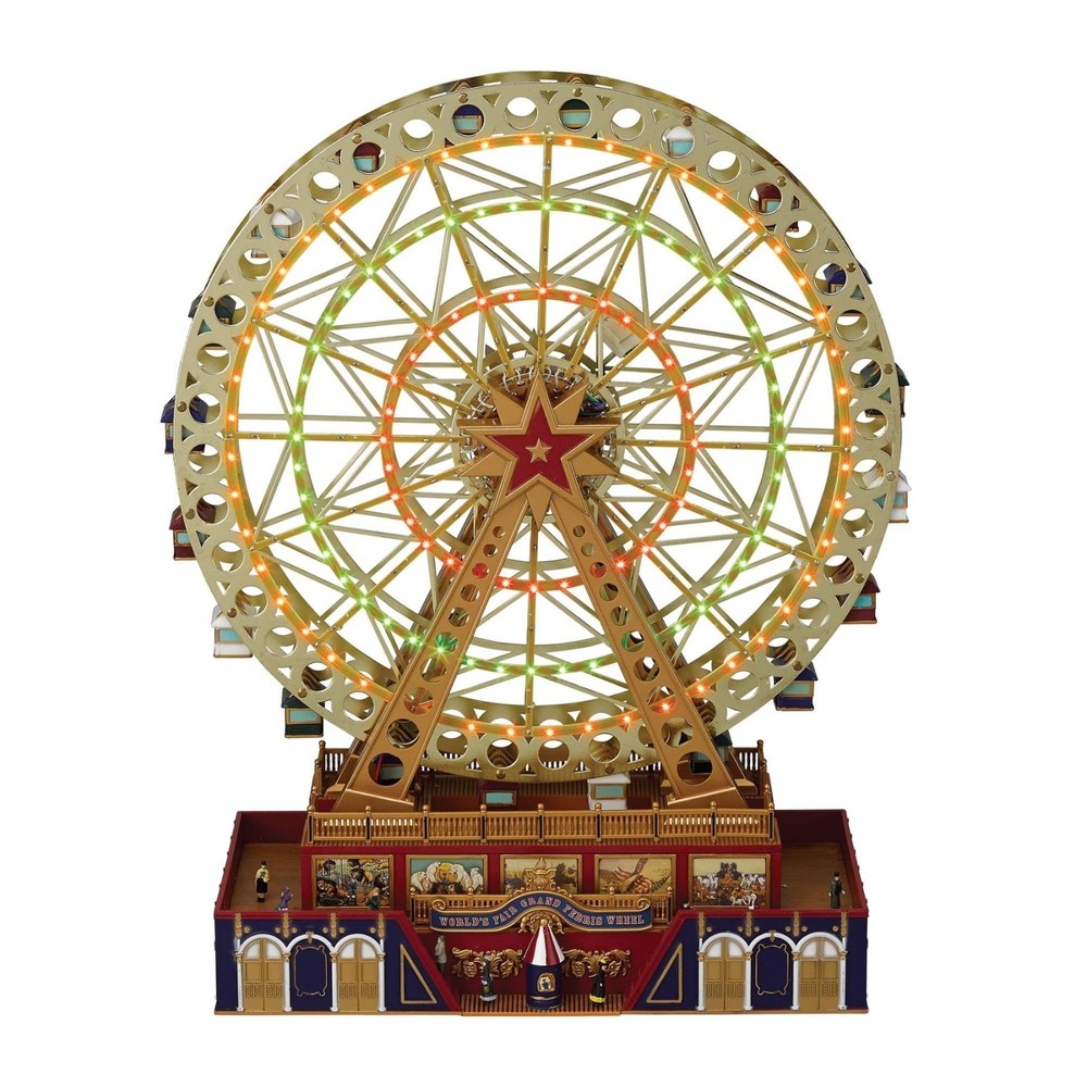 15in Mr. Christmas Animated World's Fair Grand Ferris Wheel