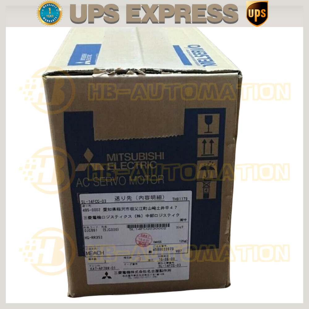 HG-RR353B Mitsubishi Brand-New in box 1PC AC SERVO MOTOR Spot Goods