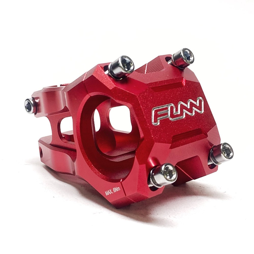 Funn Strippa EVO MTB Stem, Bar Clamp 35mm (Length 45mm, Red)- Clearance Sale-image