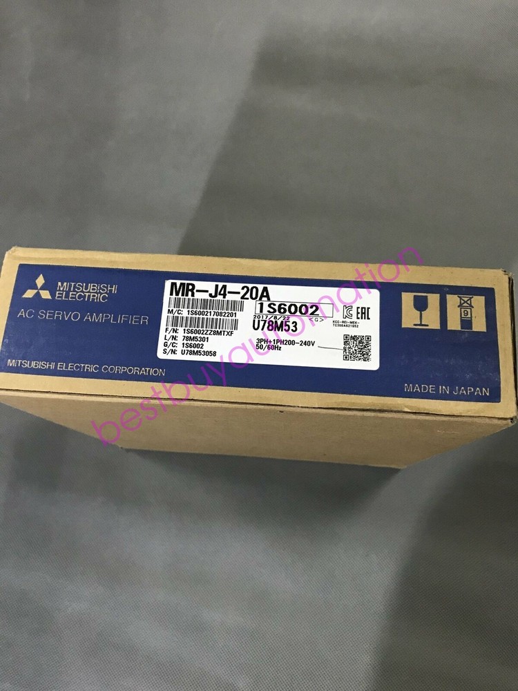 1PC New Mitsubishi MR-J4-20A Servo Drive MRJ420A In Box Expedited Shipping