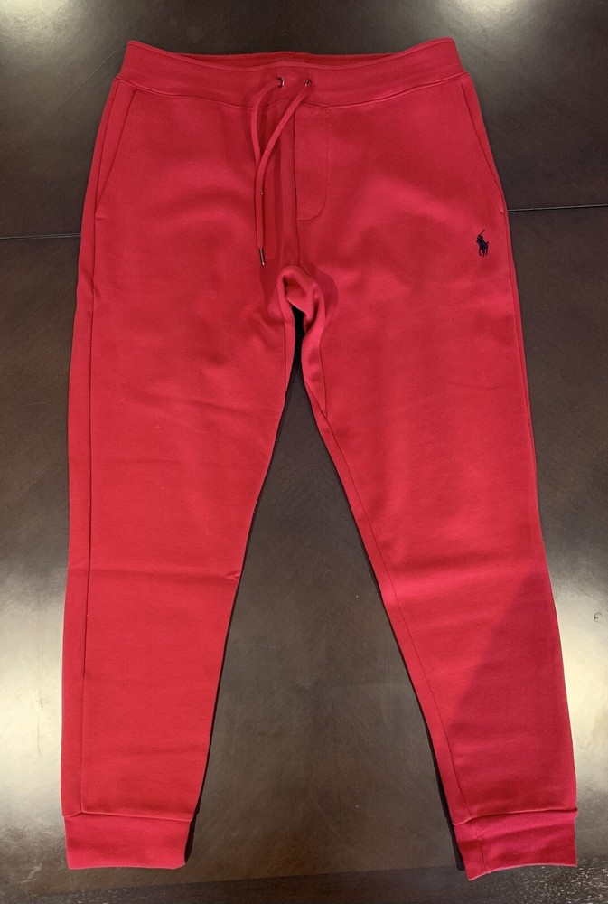 Men's Comfort Double Knit Polo Jogger Pants - Size Medium