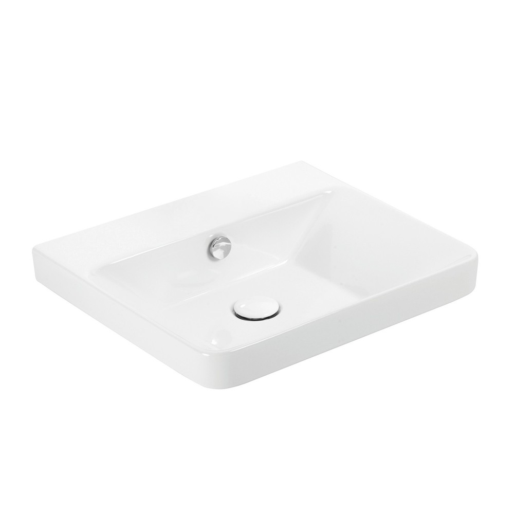 WS Bath Collections Luxury 50.00 Rectangular Bathroom Sink 19-11/16 Inch