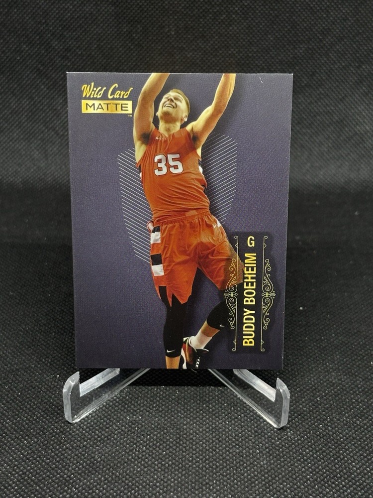 2022-23 Wild Card Matte Draft Buddy Boeheim #MB-11 RC Black