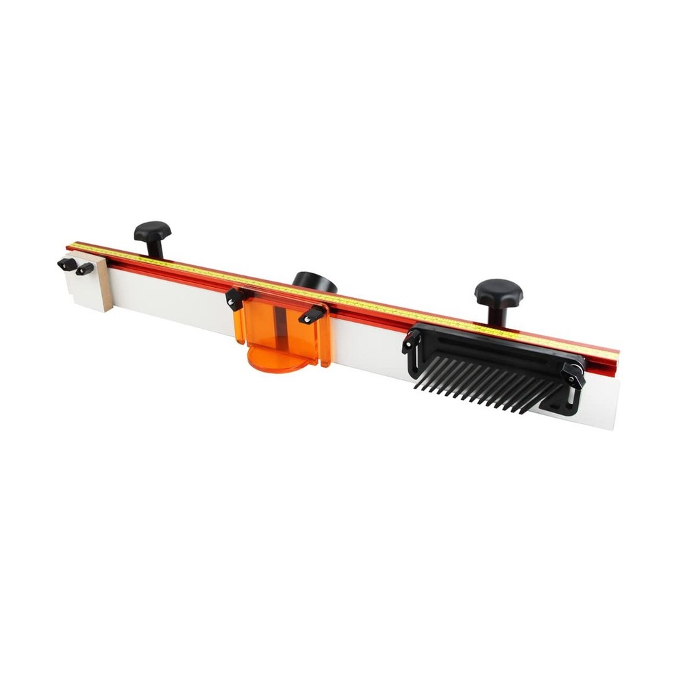 O'SKOOL 32 Inches Long Router Table Fence System with Feather Board, Bit Guar...