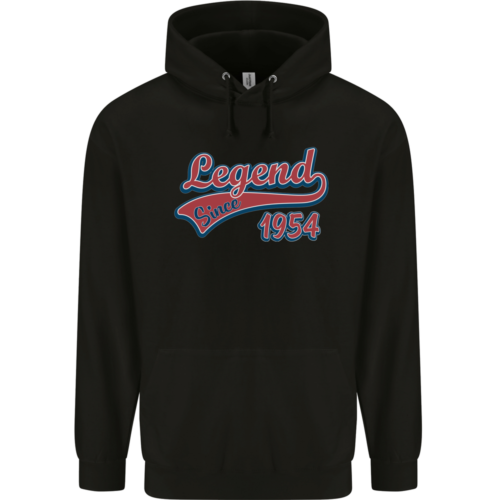 Legend Since 71st Birthday 1954 Mens 80% Cotton Hoodie