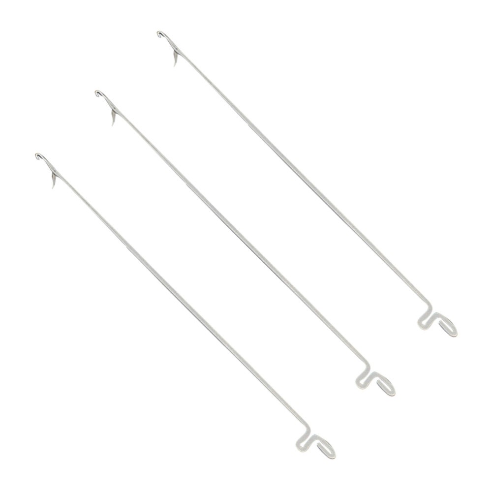 3 Pcs Buddha Head Crochet Needle Hook for Stringing Beads Knitting Needles