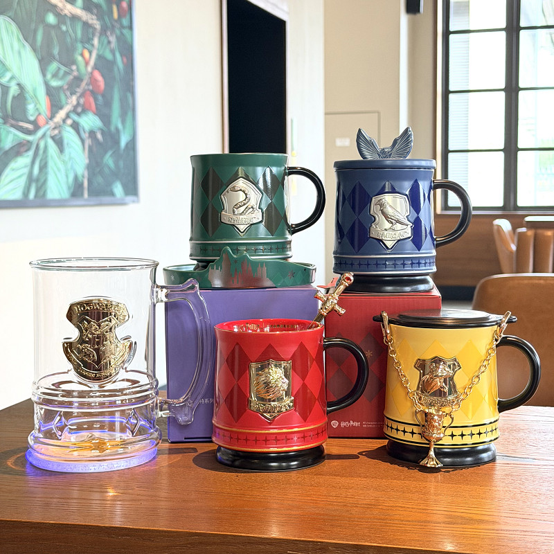 Starbucks China 2025 Harry Potter Collaboration Series Ceramic Coffee Mugs 365ml