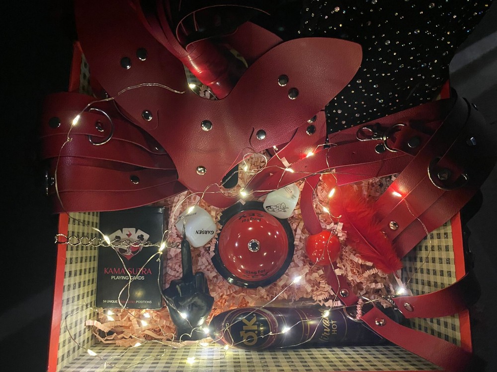 10 piece gift box, BDSM clothing for couples, christmas, valentine's day, costum