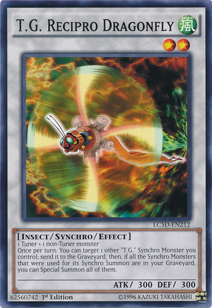 T.G. Recipro Dragonfly LC5D-EN212 Common 1st Edition Near Mint Legendary Collection