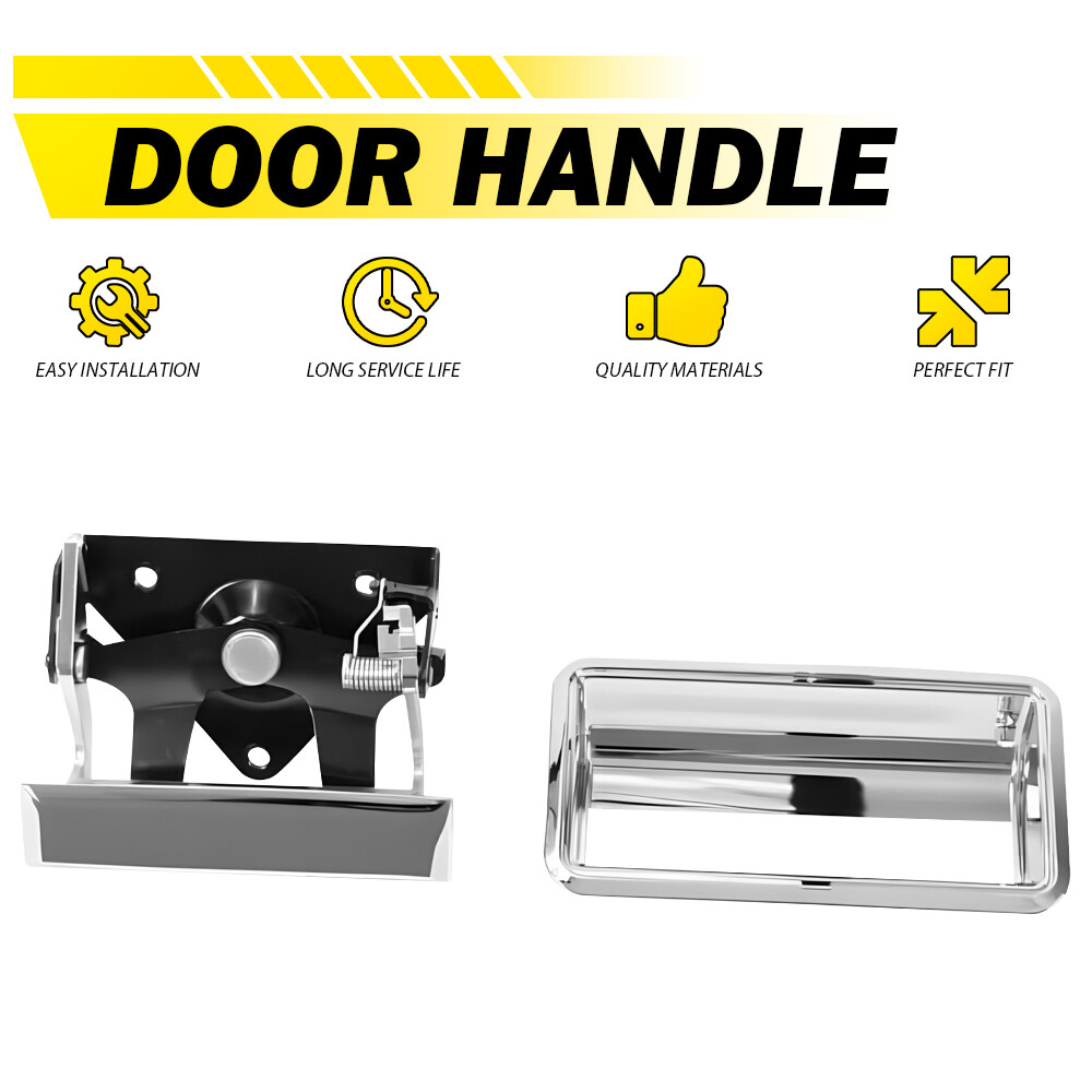 Chrome Tailgate Tail Gate Handle & Bezel for Chevy C/K 1500 2500 3500 Truck US
