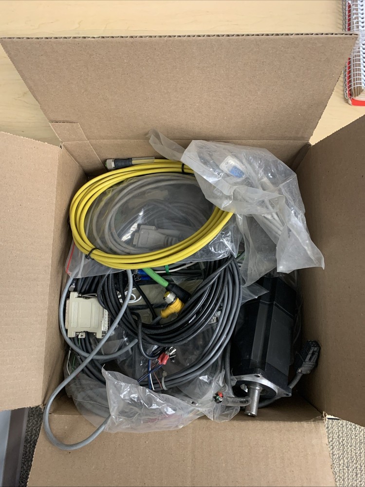 Industrial Parts Mystery Box!! Servo Cables, Servo Motor And Cables