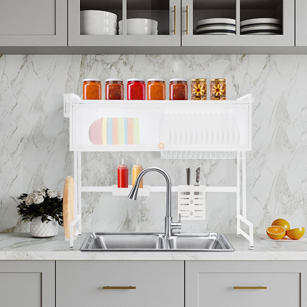 Over Sink Dish Drying Rack, Sink Drainer Rack, Organized Drying Rack for Dishes