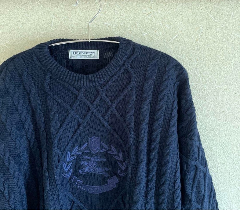 Burberry knit sweater Men's Fashion from Japan