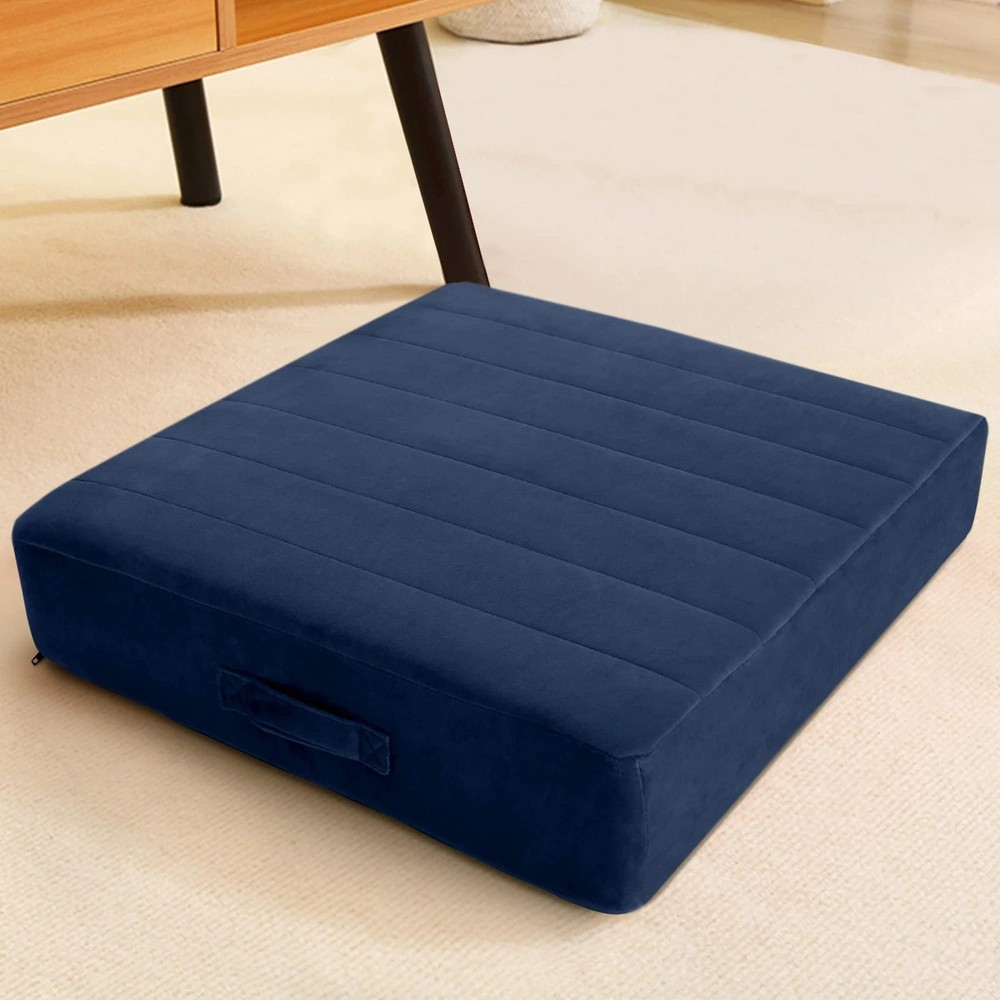 New MeMoreCool Square Floor Pillow for Adults and Kids Large Meditation Cushion