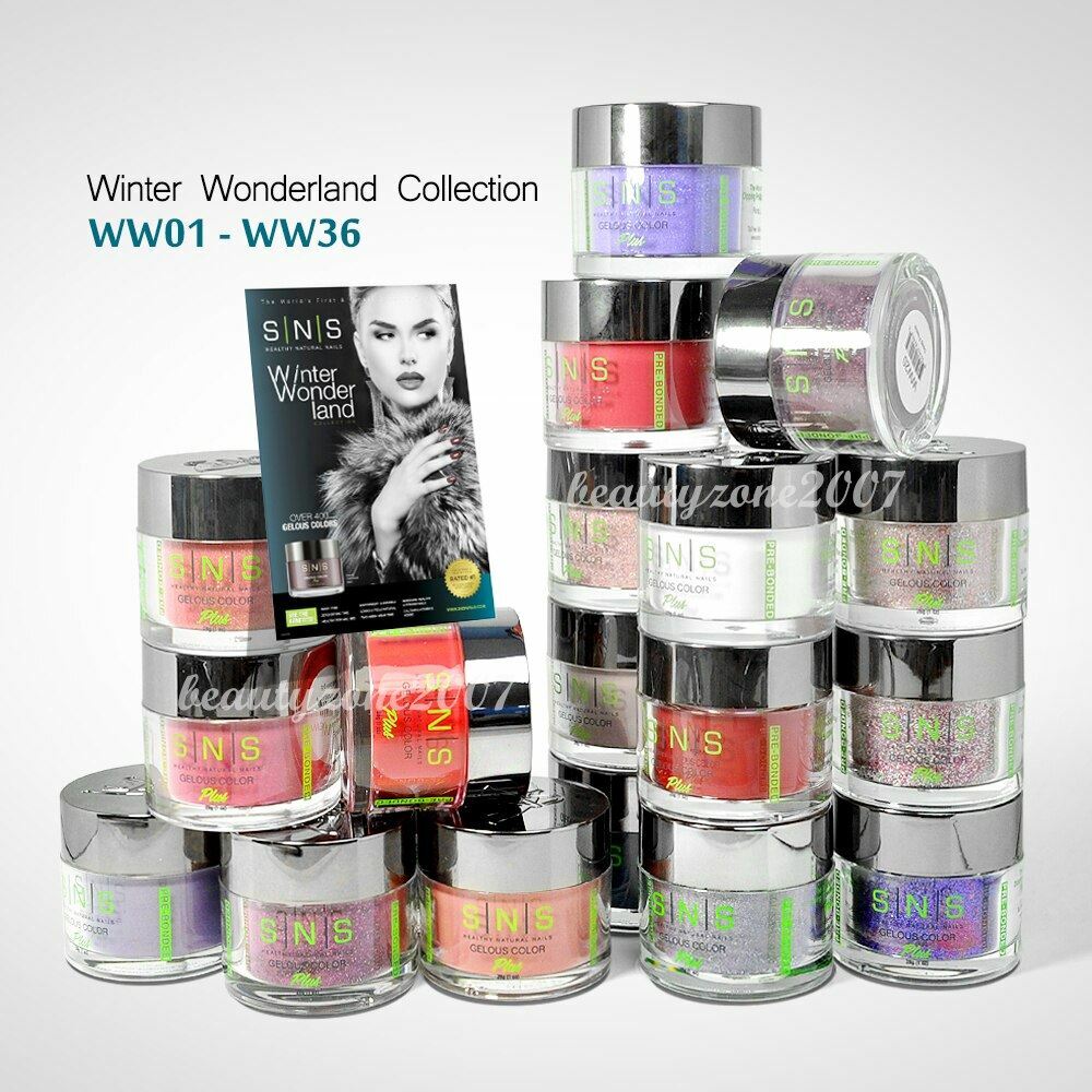 SNS Nail Dipping Powder Winter Wonderland Collection (WW) *Choose any one* 1 oz