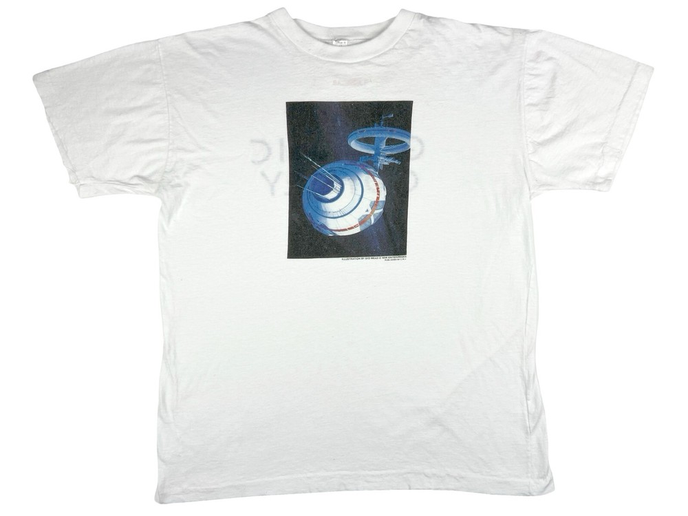 Vintage Syd Mead A Galactic Odyssey T-Shirt Sci-Fi Science Fiction Art Book 70s