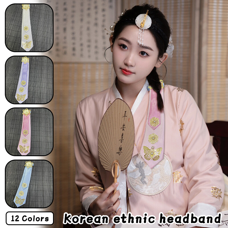Women Korea Style Court Hanbok Hairpin The Koreans Classical Wedding Ribbon