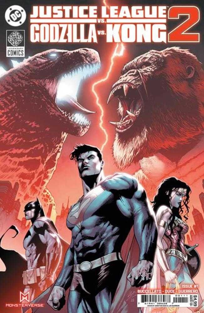 Justice League vs Godzilla vs Kong 2 Issue 1 Cover A by Christian Duce